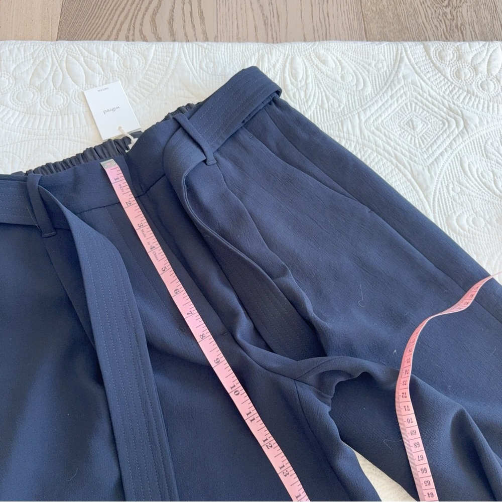 NWT 125127 Aritzia shimmy pants black 4 Wilfred - Picture 3 of 5